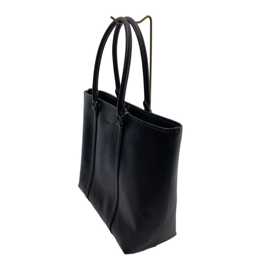 COACH◇トートバッグ/レザー/BLK/無地/CBG48/ビジネス : セカンド 