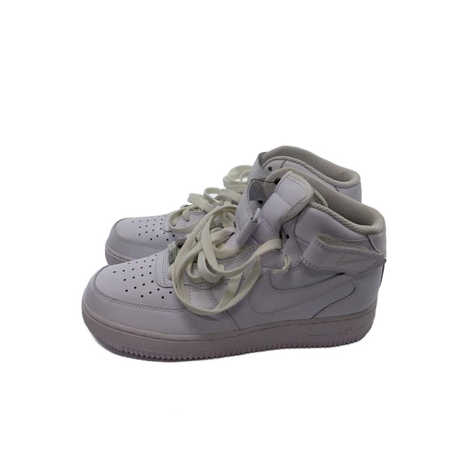 NIKE◇AIR FORCE 1 07 MID_エア フォース ミッド/26.5cm/WHT 