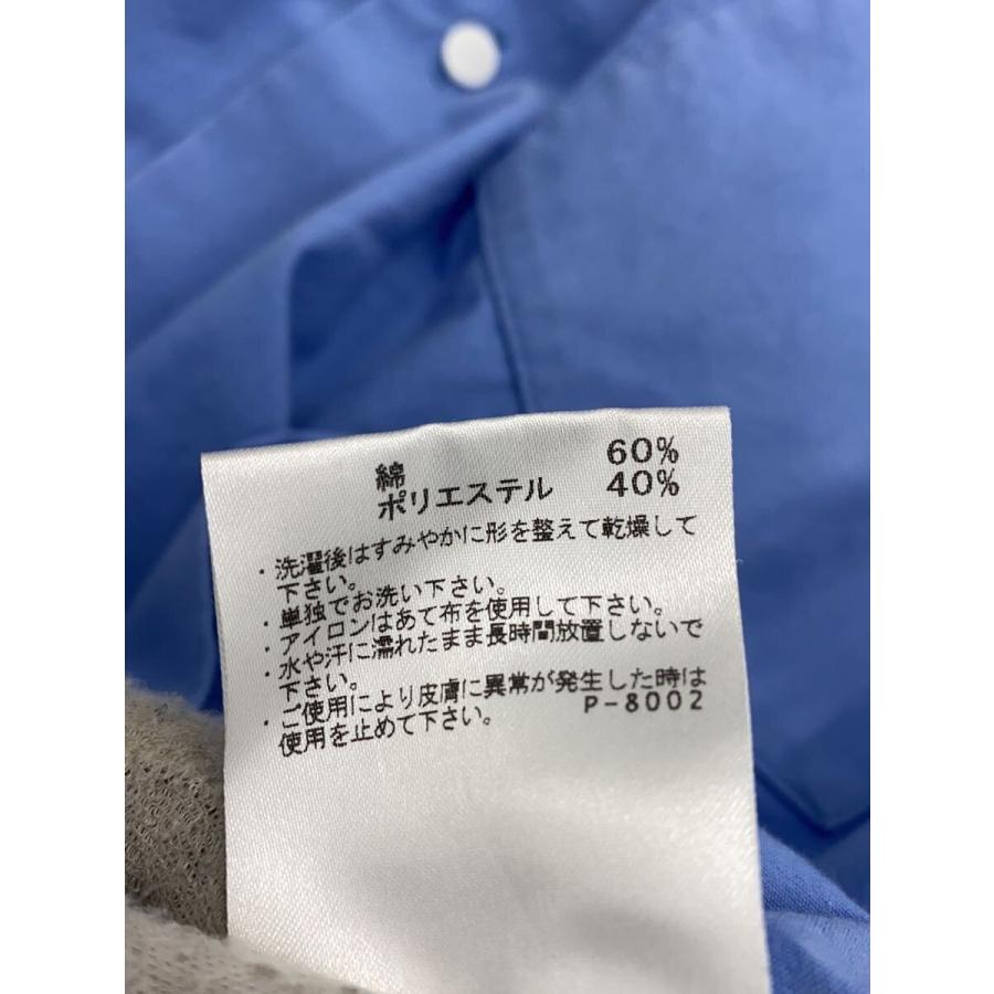 nanamica◇Regular Collar Wind Shirt/長袖シャツ/M/コットン/ブルー