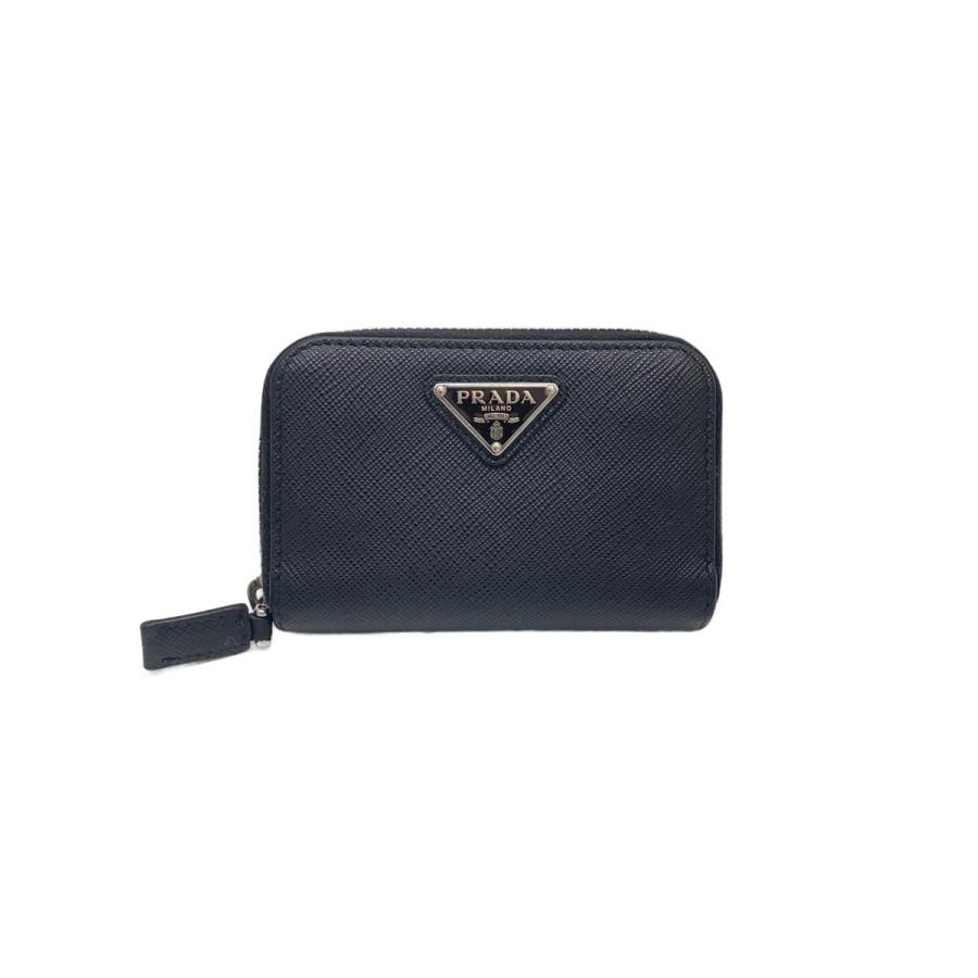 PRADA◇コインケース/レザー/BLK/メンズ/2MM003// : セカンド