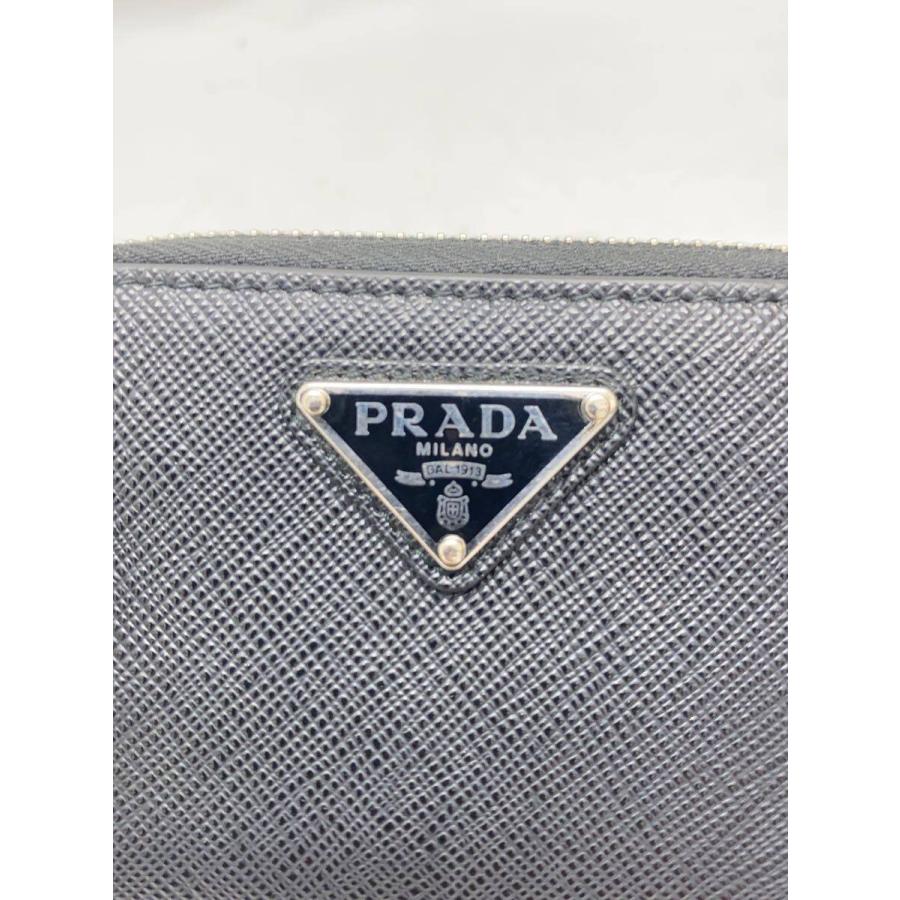 PRADA◇コインケース/レザー/BLK/メンズ/2MM003// : セカンド
