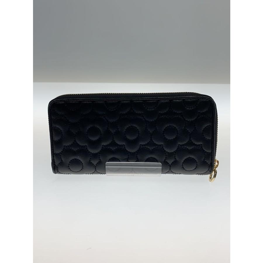 MARY QUANT◇長財布/レザー/BLK/レディース/222-911368-010-0