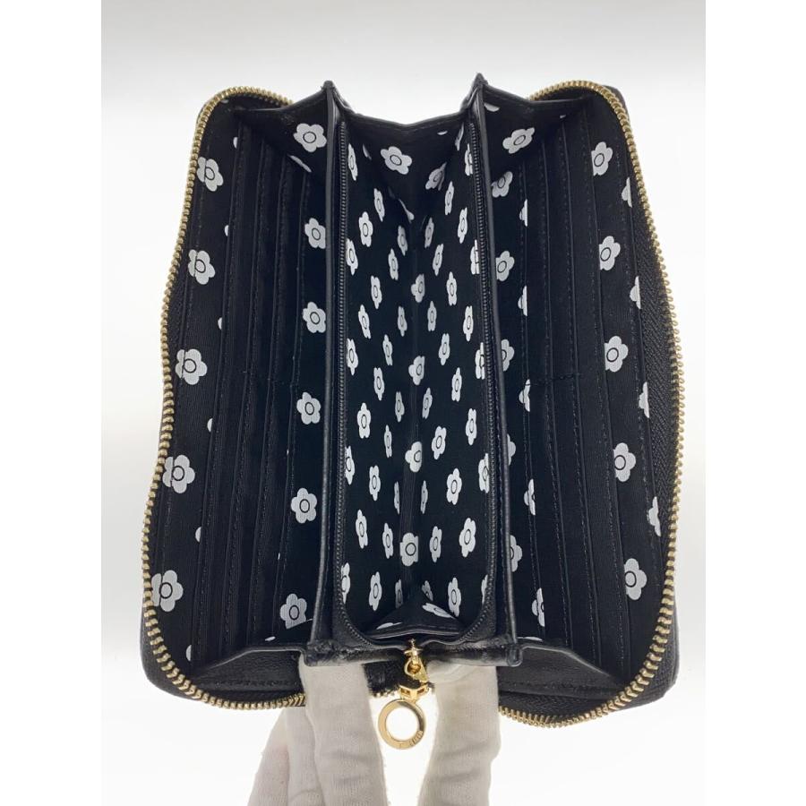 MARY QUANT◇長財布/レザー/BLK/レディース/222-911368-010-0