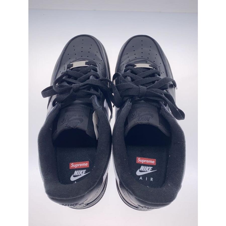 NIKE◇X SUPREME AIR FORCE 1 LOW SP/25cm/BLK/レザー// : セカンド