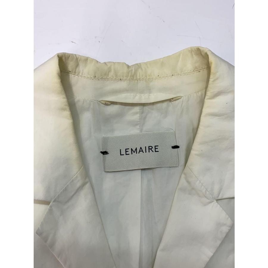 LEMAIRE◆WADDED OVERSHIRT/シャツジャケット/長袖シャツ/46/コットン/WHT｜ssol-shopping｜06