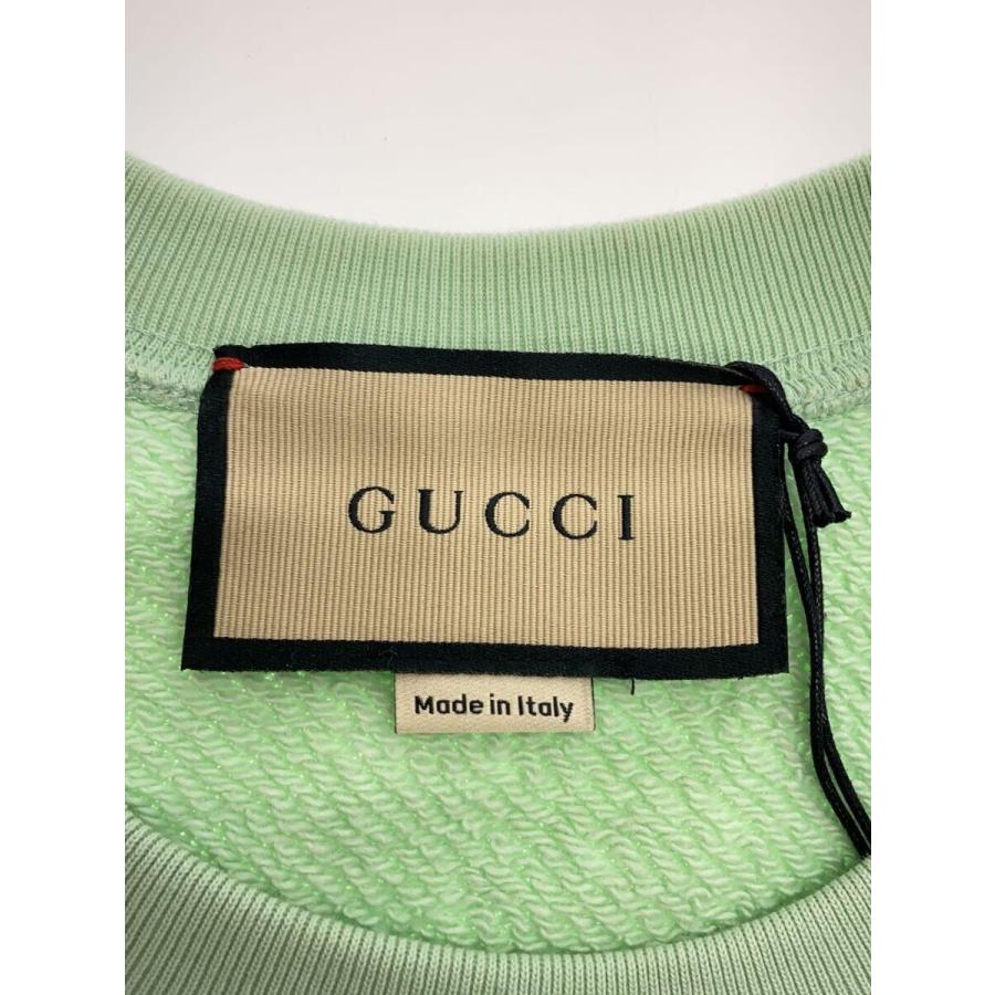 GUCCI◇ばなにゃ/スウェット/S/コットン/GRN/無地/617964 XJDGS