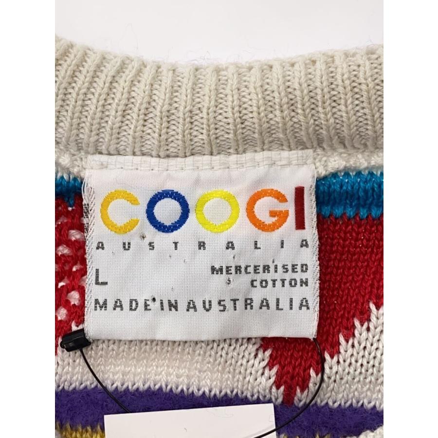 COOGI◇ニット・セーター(厚手)/M/コットン/WHT : セカンド COOGI◇ニット・セーター(厚手)/M/コットン/WHT : セカンド