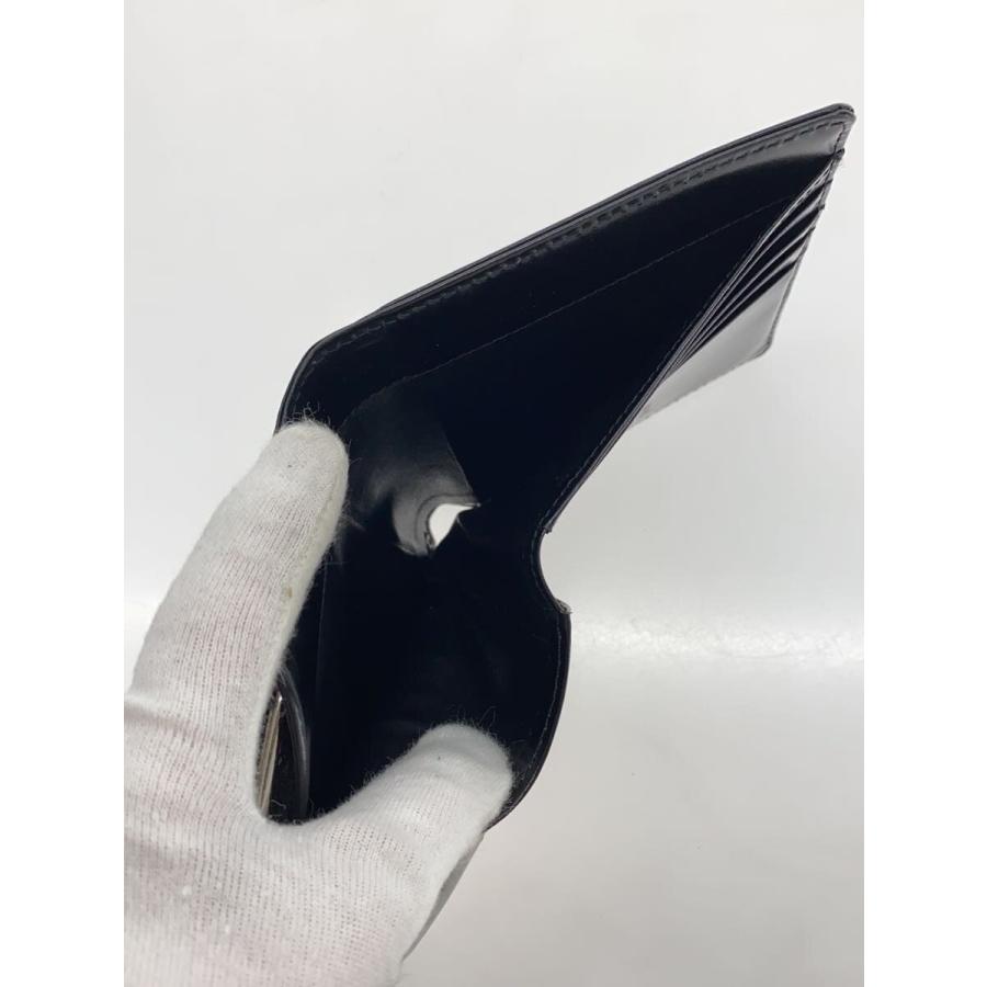 Y's◇2つ折り財布/レザー/BLK/メンズ/がま口// : セカンド