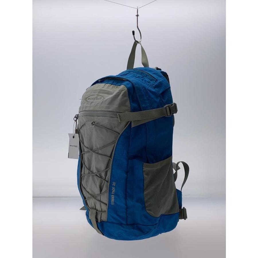 mont-bell◇STRIDER PACK 20/リュック/ナイロン/BLU : セカンド