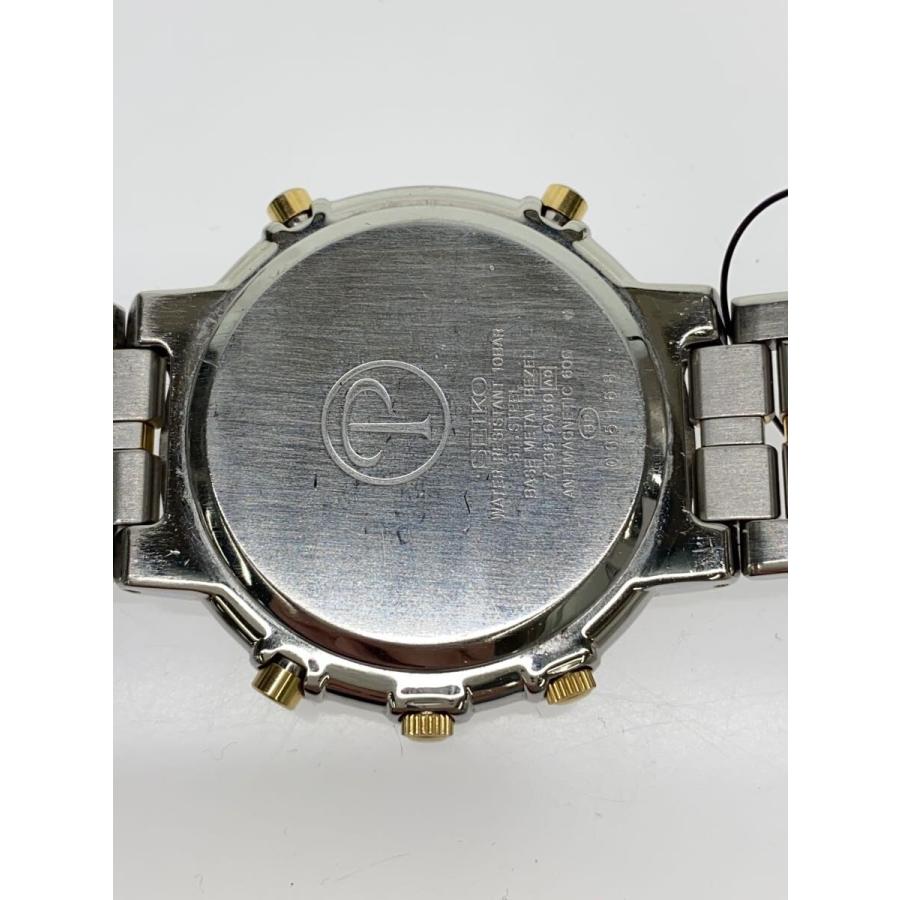 SEIKO◆PRESAGE プレサージュ ムーンフェイズ トリプルカレンダー クォーツ腕時計/7T36-6A50の画像