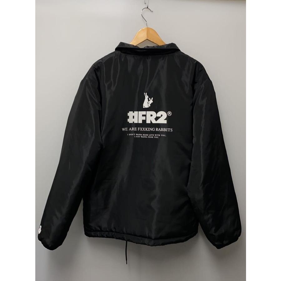 #FR2 ナイロンジャケット ブラック XL FR2◇Coach Jacket 中綿 コーチジャケット/L/BLK// : セカンド