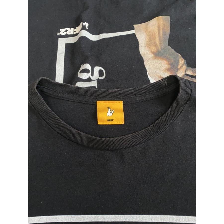 FR2◇smoking kills 煙草プリント/長袖Tシャツ/L/コットン/BLK