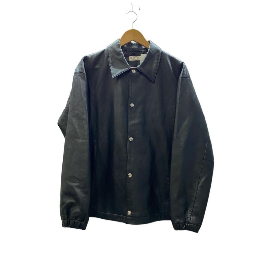 BEAUTY&YOUTH UNITED ARROWS◇24aw/レザーコーチジャケット・ブルゾン 
