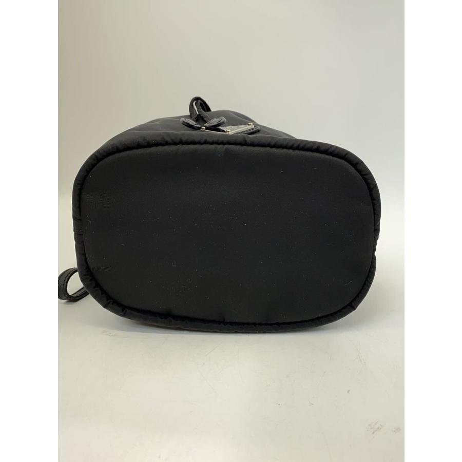 PRADA◇Re-Nylon/巾着ポーチ/ナイロン/BLK/サコッシュ// : セカンド