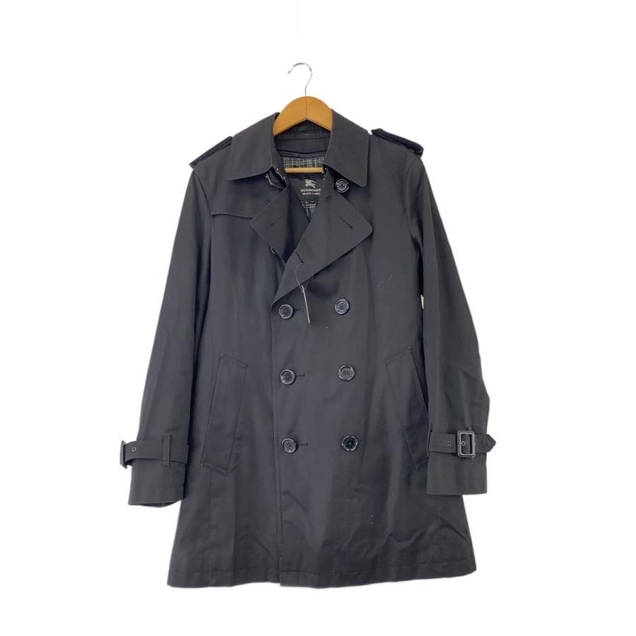 メンズ BURBERRY BLACK LABEL ブラック トレンチコート M
