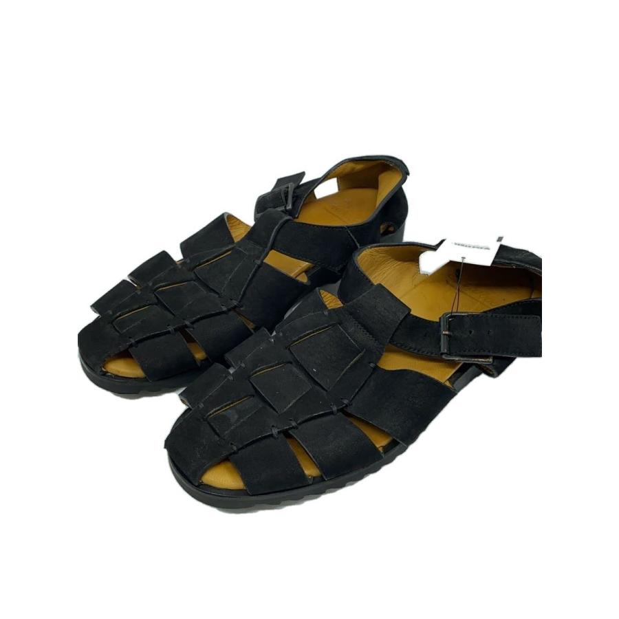 Paraboot PACIFIC 40 グルカサンダル ブラック Paraboot◇PACIFIC/グルカサンダル/BLK/スウェード// : セカンド
