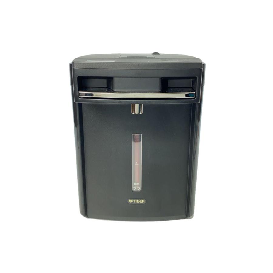 TIGER 電気ポット PIM-G220 K ブラック TIGER◇電気ポット・電気ケトル 蒸気レス 電気まほうびん とく子さん