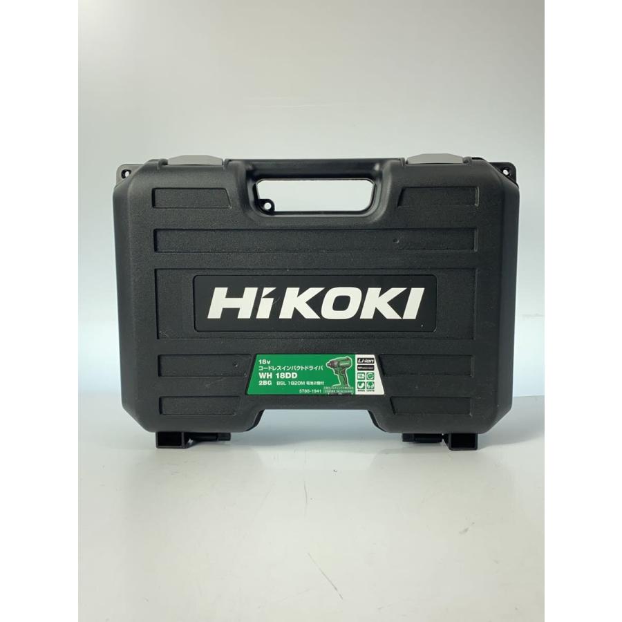 HiKOKI◇電動工具/WH18DD/BSL1820M/UC18YKSL/インパクトドライバー 