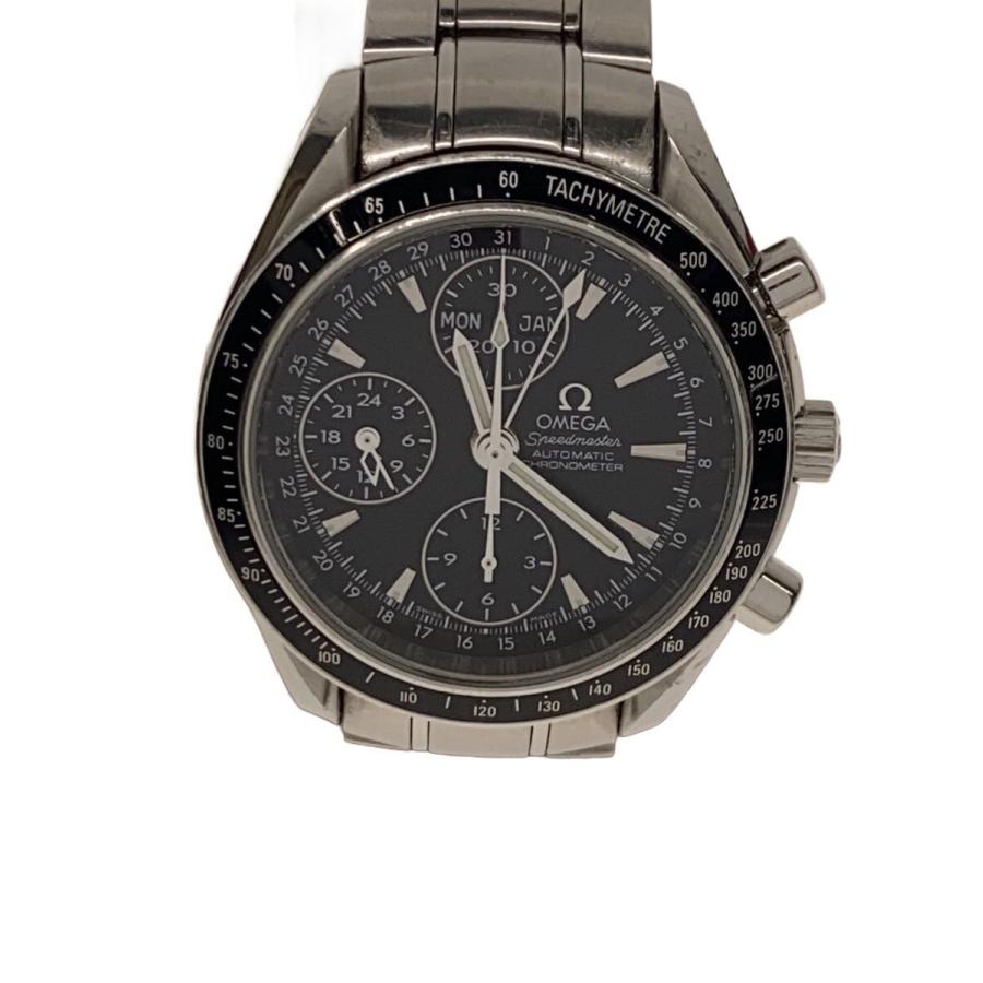 OMEGA◇スピードマスター_デイデイト_AT_SS_40mm/ステンレス/BLK/SLV 