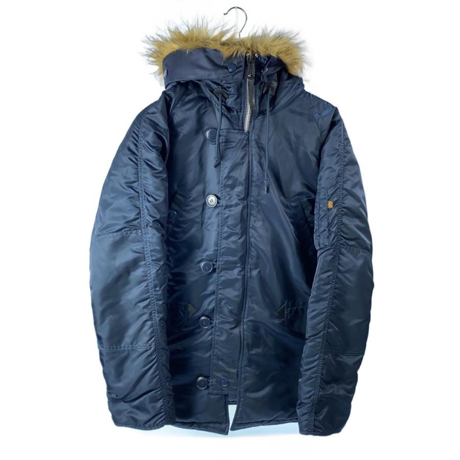 ALPHA INDUSTRIES◇ミリタリージャケット/M/ナイロン/NVY/N-3B