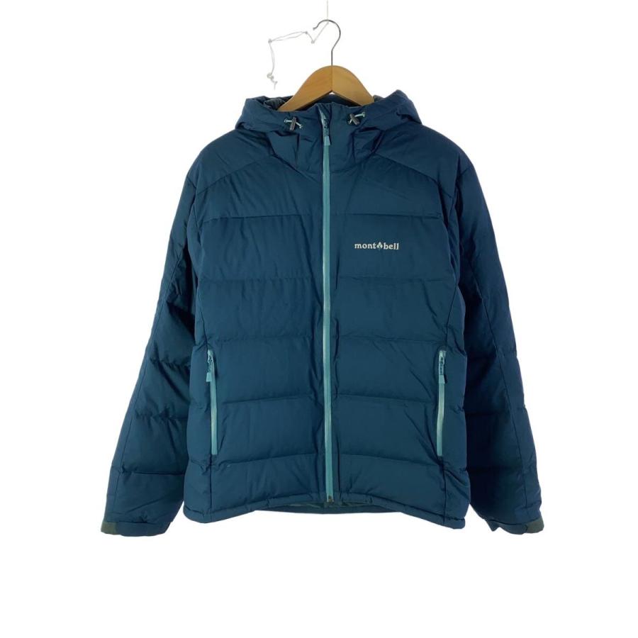 mont-bell◇パーマフロスト ライトダウンパーカ/L/ナイロン/BLU