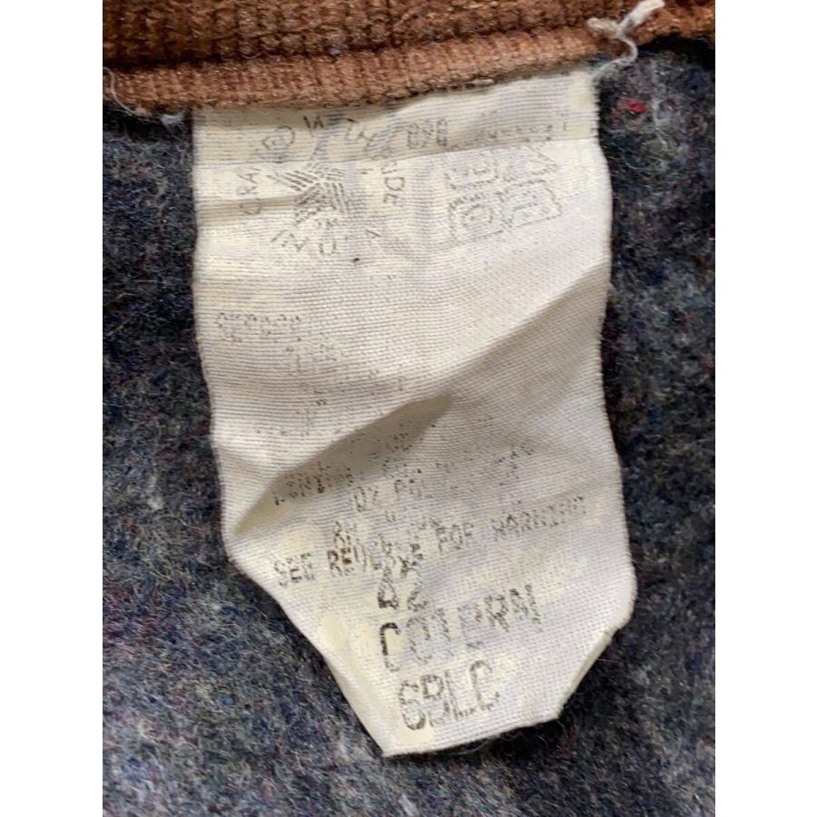 Carhartt◇ミシガンチョアコート/80s/USA製/企業ロゴ/裏地ブランケット
