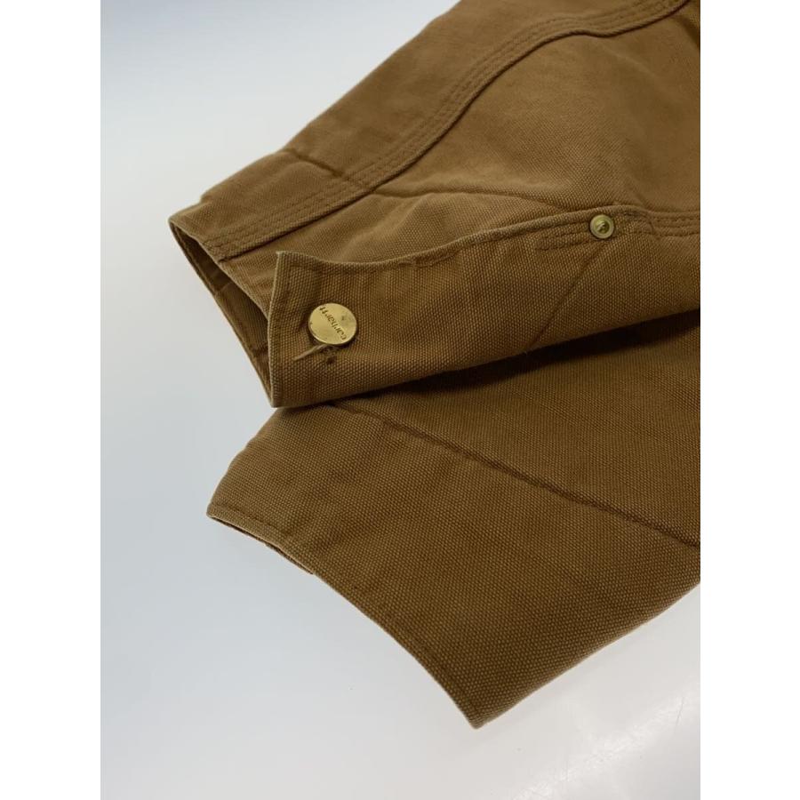Carhartt◇ミシガンチョアコート/80s/USA製/企業ロゴ/裏地ブランケット