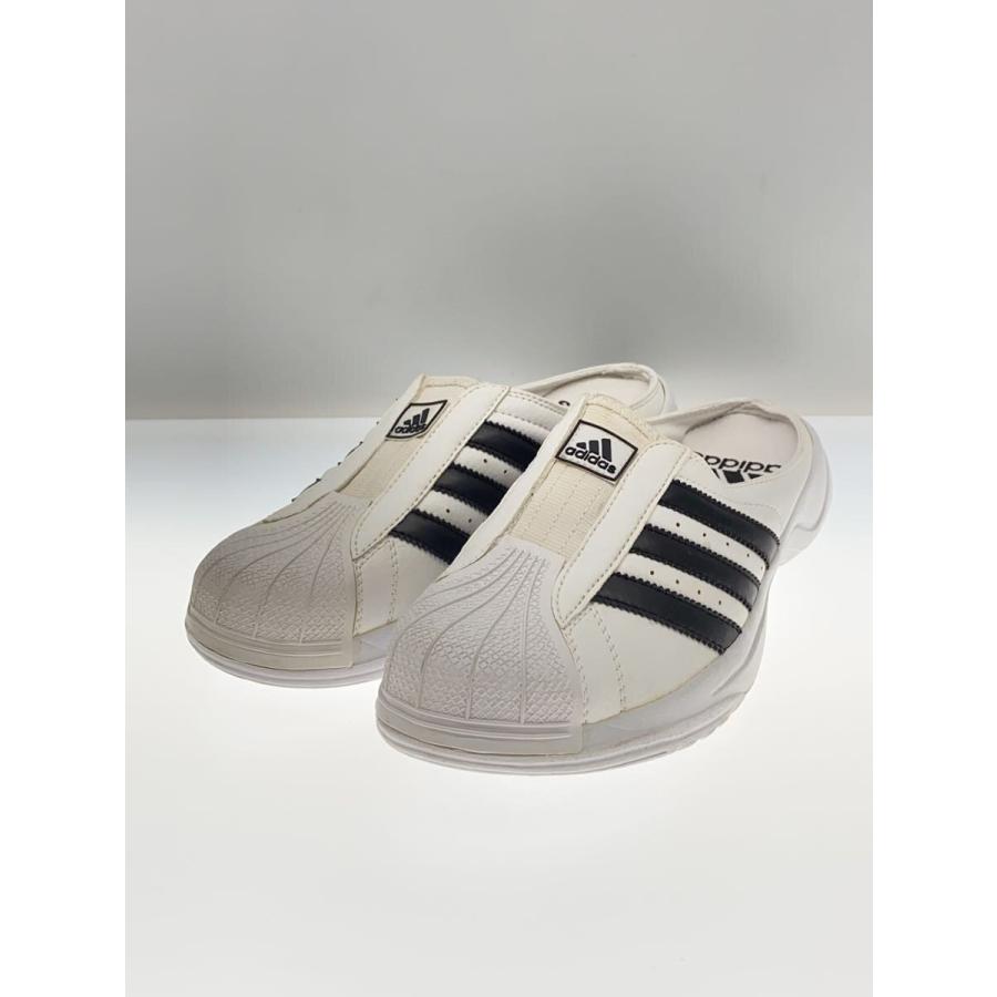 adidas◇SUPER STAR CLOG/スーパースタークロッグ/サンダル/24.5cm/WHT