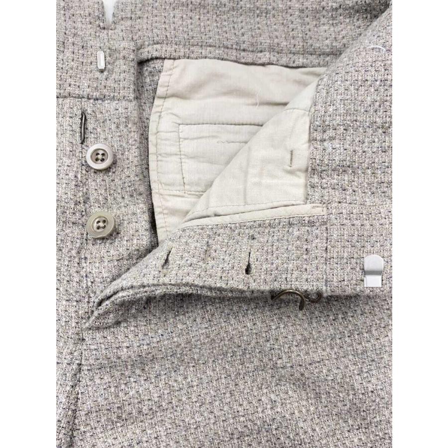 Maison Martin Margiela◇ウールツイードパンツ/44/ウール/BEG/14AW 