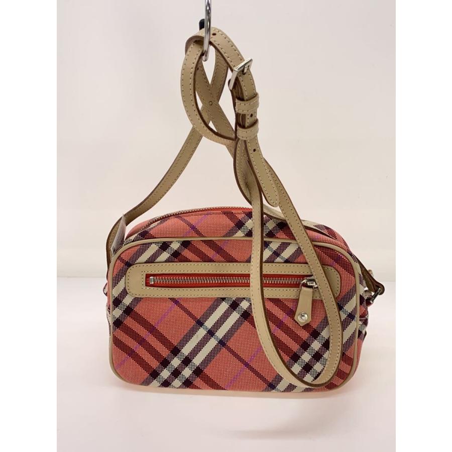 BURBERRY BLUE LABEL◇ショルダーバッグ/キャンバス/CRM BURBERRY BLUE LABEL◇ショルダーバッグ/キャンバス/CRM