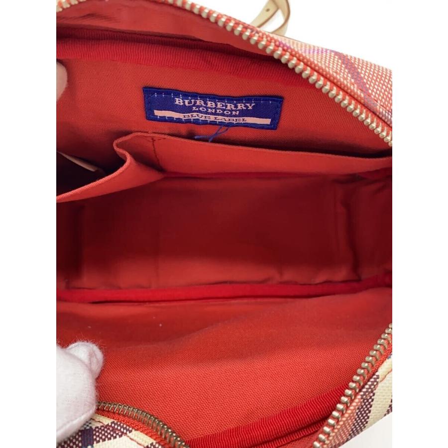 BURBERRY BLUE LABEL◇ショルダーバッグ/キャンバス/CRM BURBERRY BLUE LABEL◇ショルダーバッグ/キャンバス/CRM