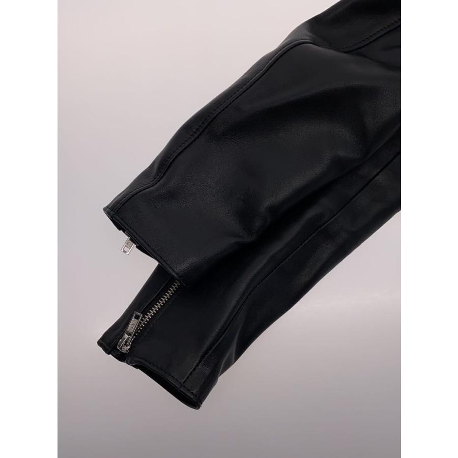 666 Leather Wear◇シングルライダースジャケット/34/羊革/BLK 666 Leather Wear◇シングルライダースジャケット/34/羊革/BLK