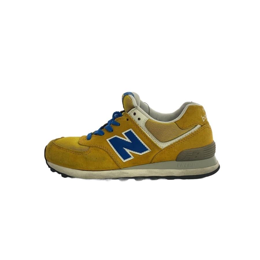 NEW BALANCE◇ML574/イエロー/23cm/YLW/スウェード : セカンド 