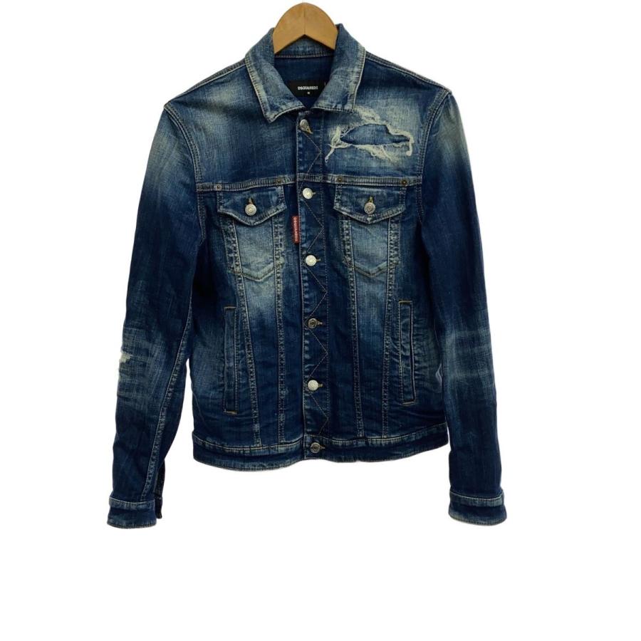 DSQUARED2◇Gジャン/44/コットン/BLU : セカンドストリートYahoo!店