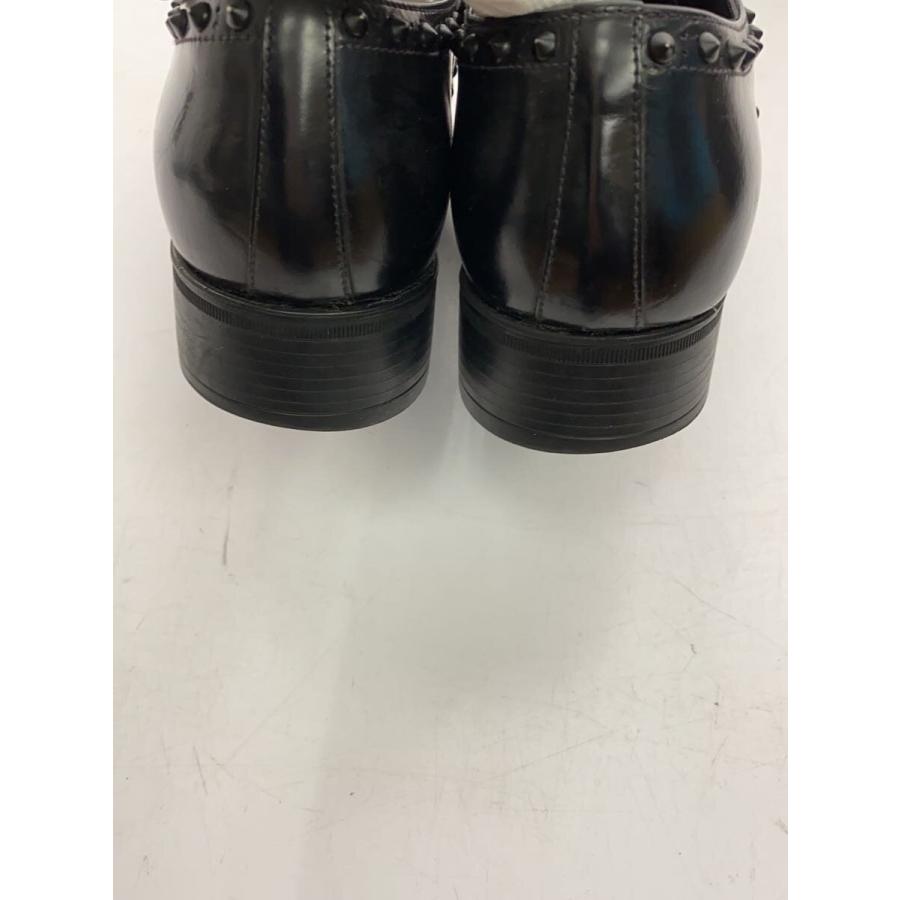 大幅お値下げ　プラダ　革靴(ひも履) メンズファッション PRADA◇シューズ/39/BLK/靴紐欠品/履きジワ有