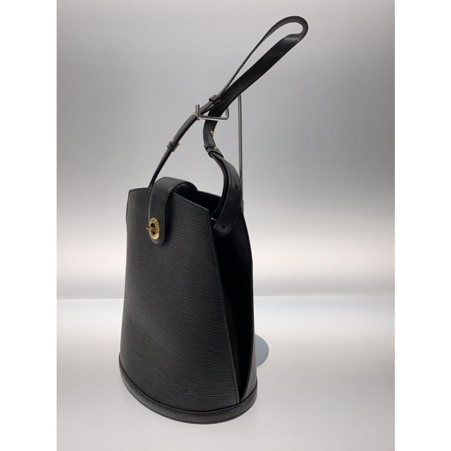 LOUIS VUITTON◇クリュニー_エピ_ノワール/レザー/BLK/無地 : セカンド