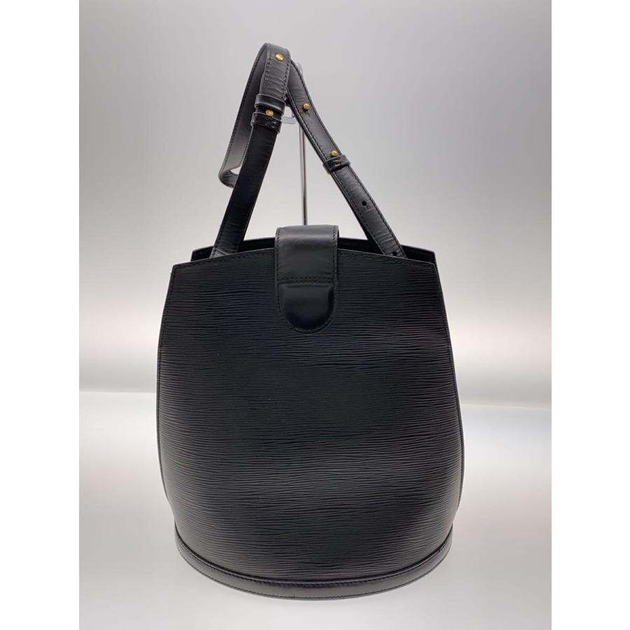 LOUIS VUITTON◇クリュニー_エピ_ノワール/レザー/BLK/無地 : セカンド
