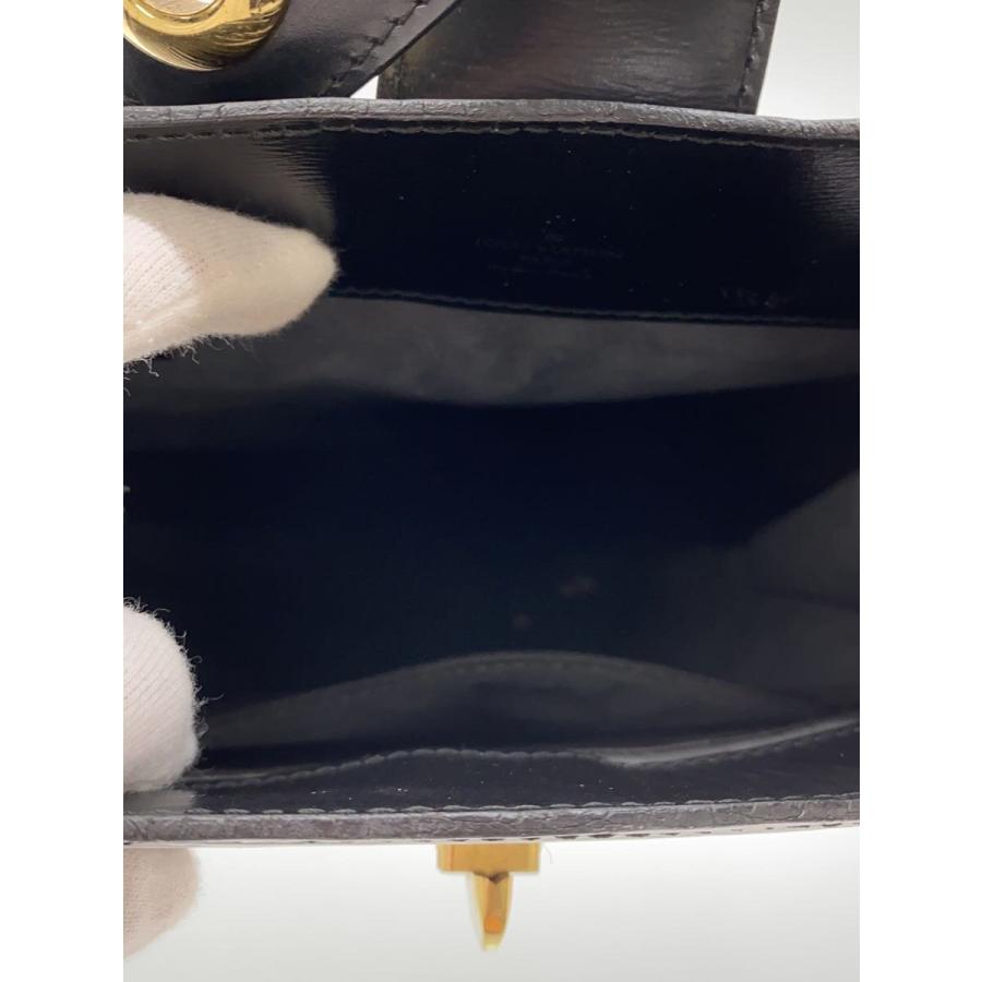 LOUIS VUITTON◇クリュニー_エピ_ノワール/レザー/BLK/無地 : セカンド
