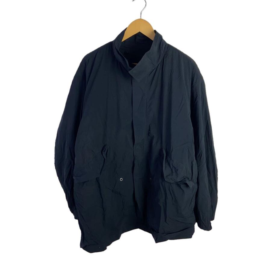 ATON◇AIR VENTILE SHORT MODS COAT NAVY/コート/4/ナイロン/ネイビー