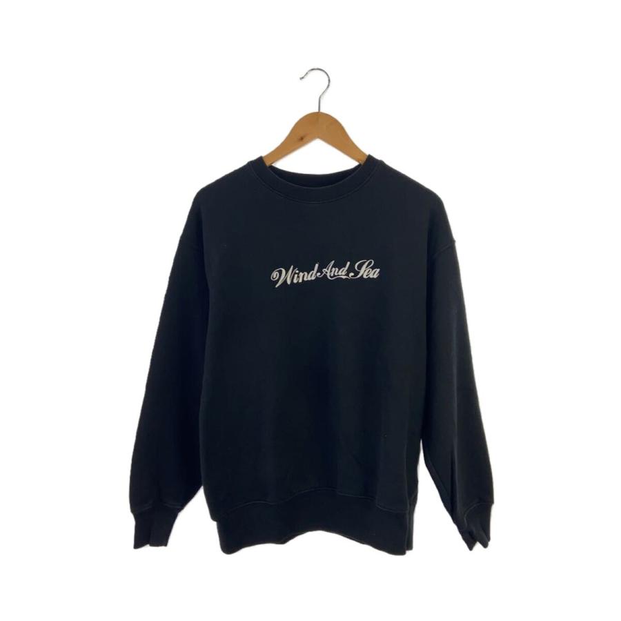 WIND AND SEA◇スウェット/L/コットン/ブラック/WDS-CS-315 WIND AND SEA◇スウェット/L/コットン/ブラック/WDS-CS-315
