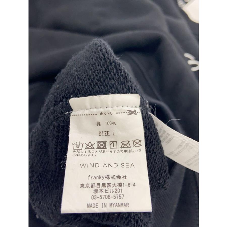 WIND AND SEA◇スウェット/L/コットン/ブラック/WDS-CS-315 WIND AND SEA◇スウェット/L/コットン/ブラック/WDS-CS-315