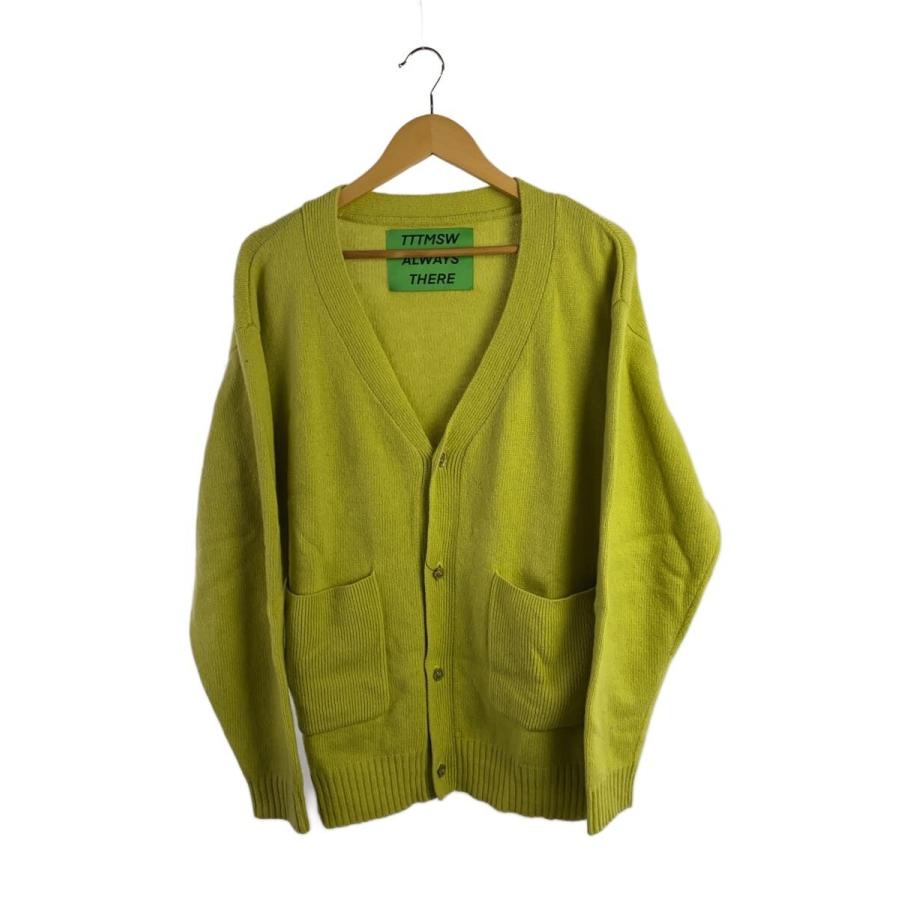 TTT_MSW◇23SS/standard cardiga/カーディガン(厚手)/L/ウール/YLW/TTT