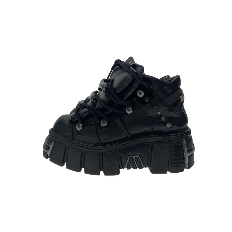 NEW ROCK◇ハイカットスニーカー/37/BLK/レザー/M-106N-S7 : セカンド 