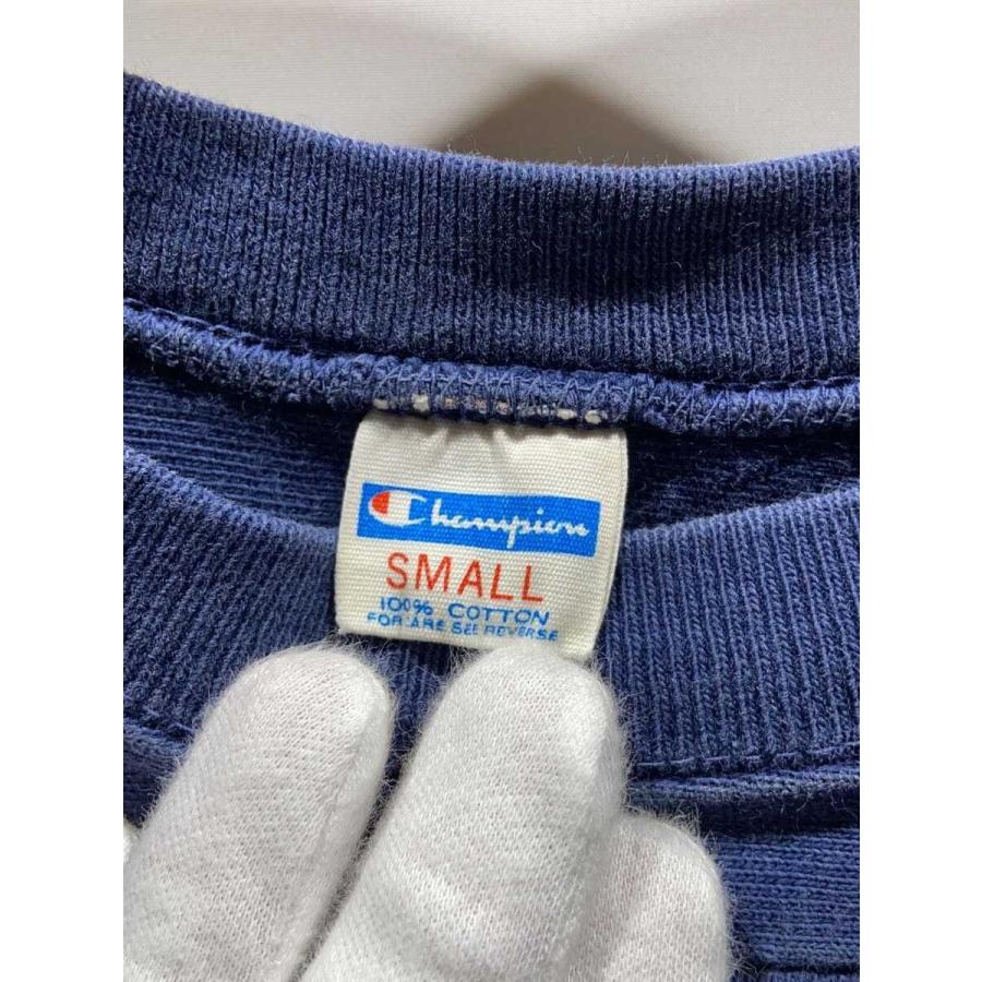 Champion◆A/70s/バータグ/ワシントン大学/3段/フットボールTシャツ/S/コットン/NVY/プリントの画像