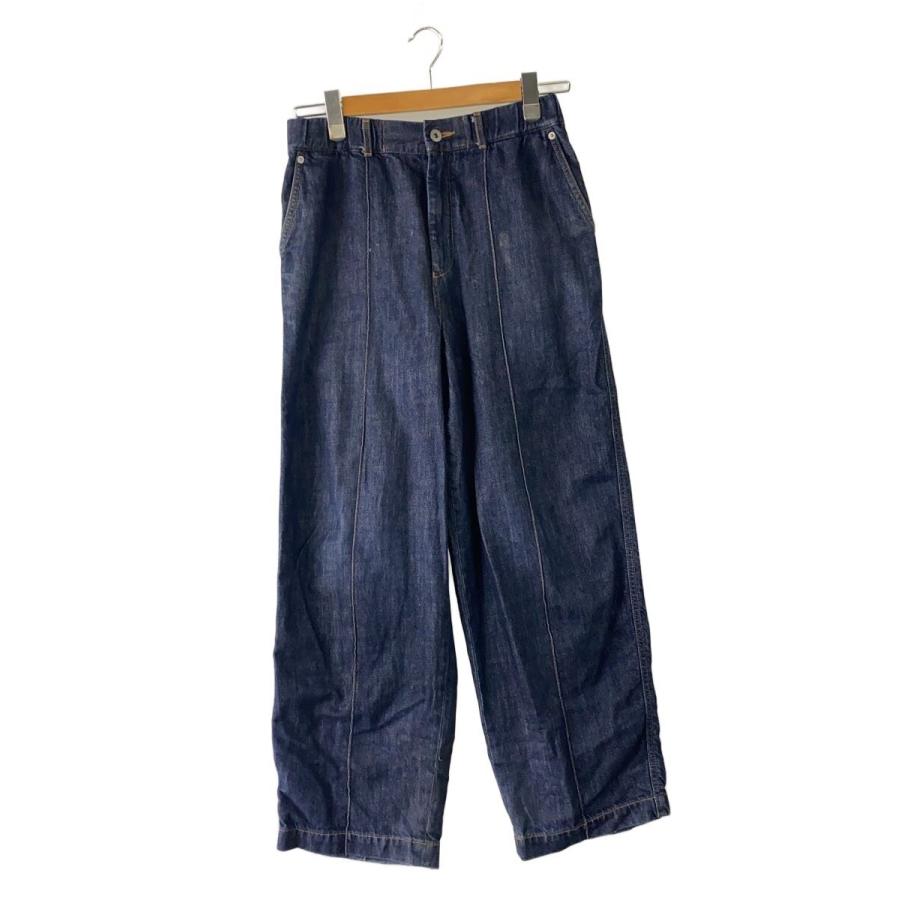 TTT_MSW◇23SS/Organic cotton denim wide pants/S/IDG/TTT-2023SS 