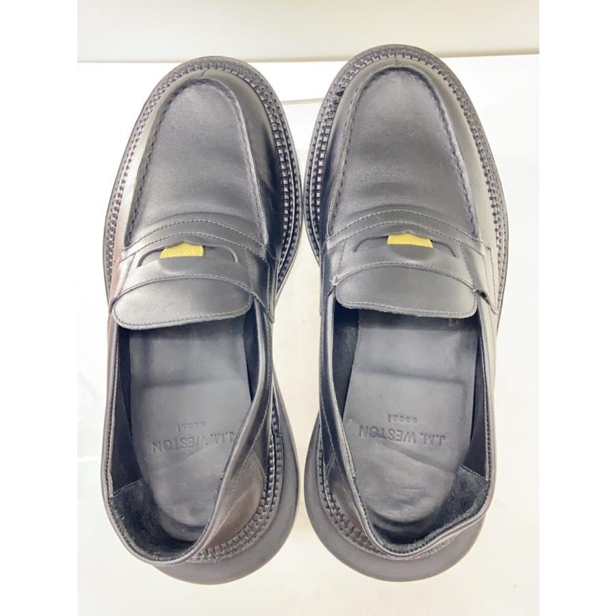 sacai◇×J.M.WESTONレザーシューズ/US5/BLK/レザー/41-EYH-146-0D
