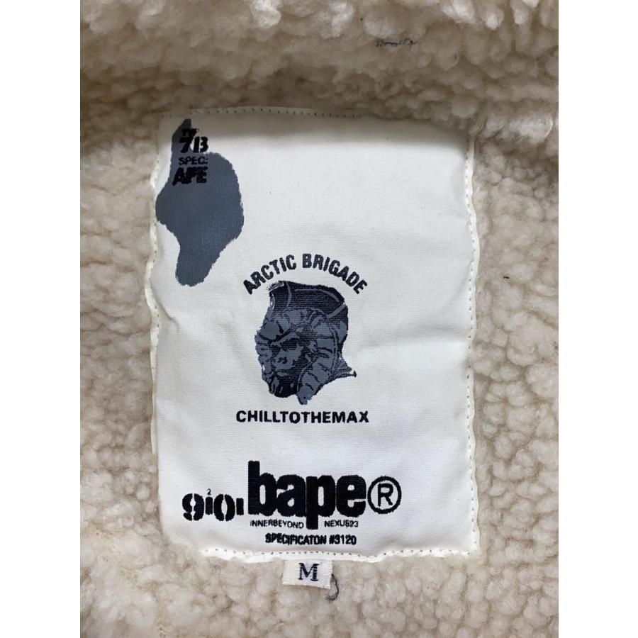 A BATHING APE◆B-7/コート/M/コーデュロイ/BEGの画像