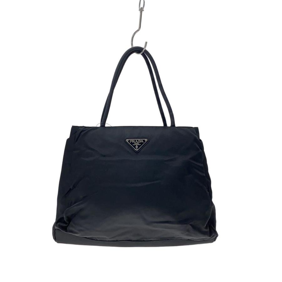 ほぼ未使用　PRADA ナイロンハンドバッグ PRADA◇ハンドバッグ/ナイロン/BLK/無地 : セカンドストリートYahoo!店