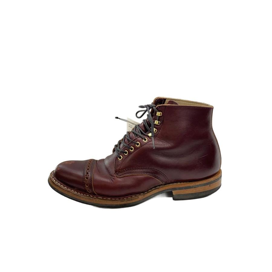 WHITE'S BOOTS◇STEVENS/レースアップブーツ/US8.5/BRW/レザー