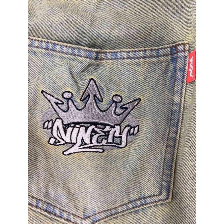 パンツ 9090 King Logo Double Knee Buggy 9090◇King Logo Double Knee Buggy Pants/ボトム/L/デニム/GRN/NN1950